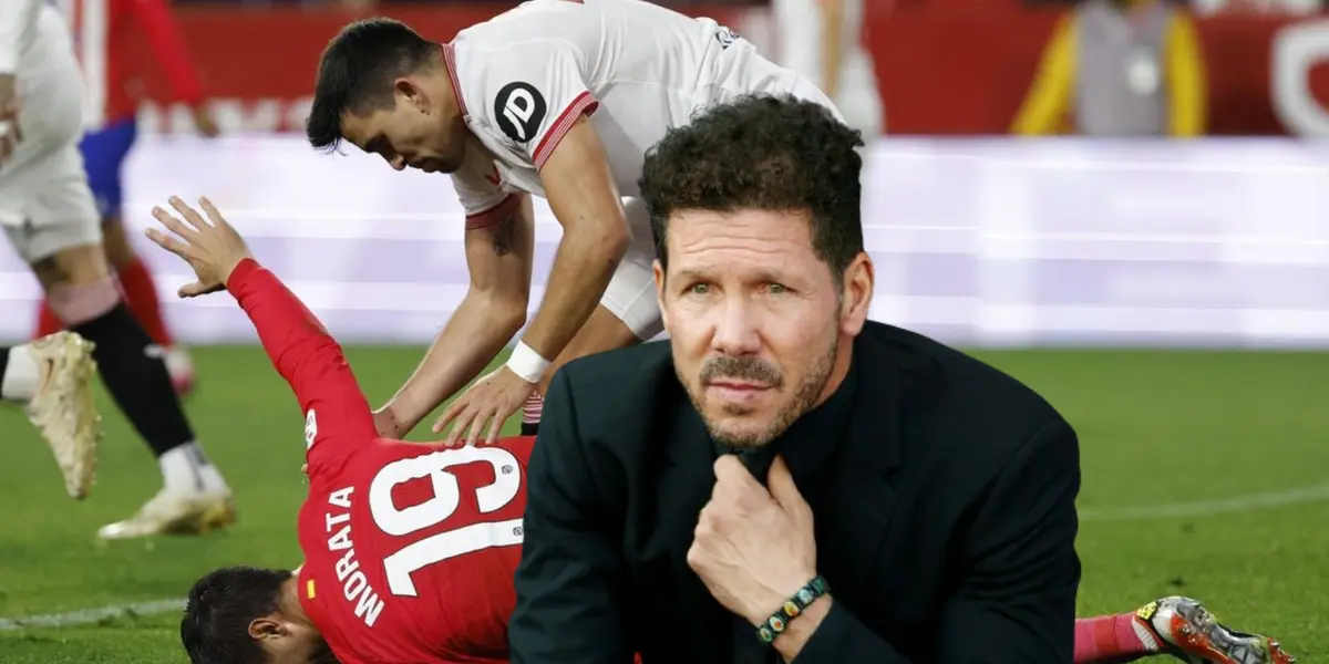 Alivio y problema para Simeone, conoce por cuánto tiempo perderá a Morata