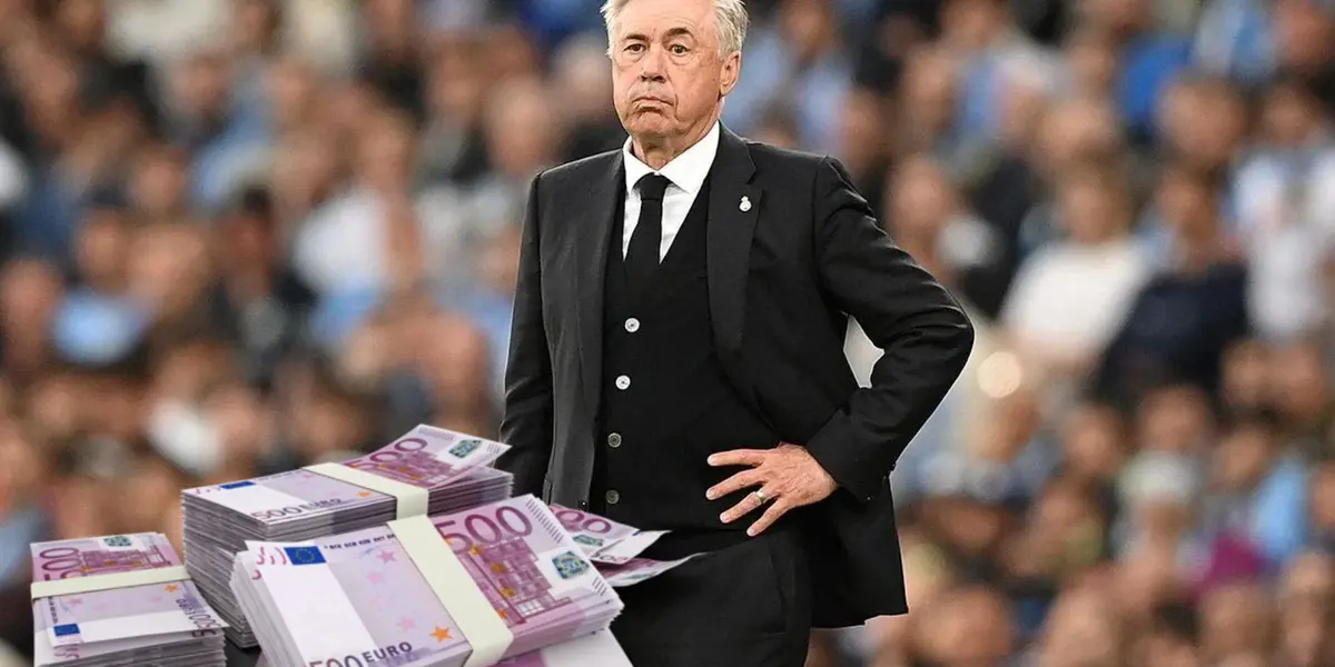 Ancelotti en el banquillo del Real Madrid. (Foto: EFE)