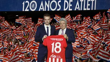 Atlético lo pagó 27 millones, Vermeeren aseguró que su ídolo es un ex Barcelona