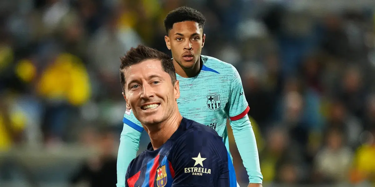 Aunque no hacen goles, el gesto de Lewandowski y Vitor Roque que ilusiona a Barcelona