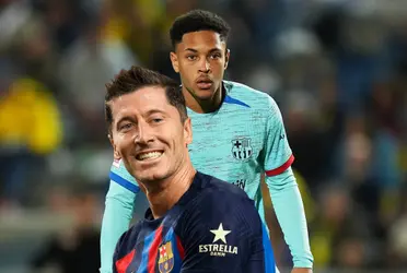 Aunque no hacen goles, el gesto de Lewandowski y Vitor Roque que ilusiona a Barcelona