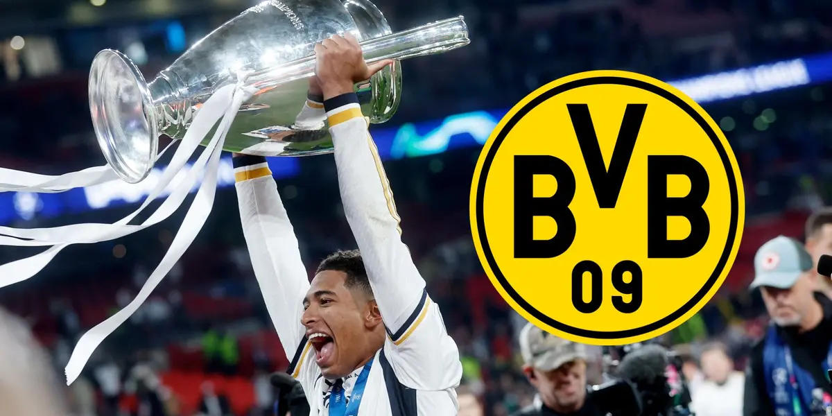 Bellingham levantando la Orejona.