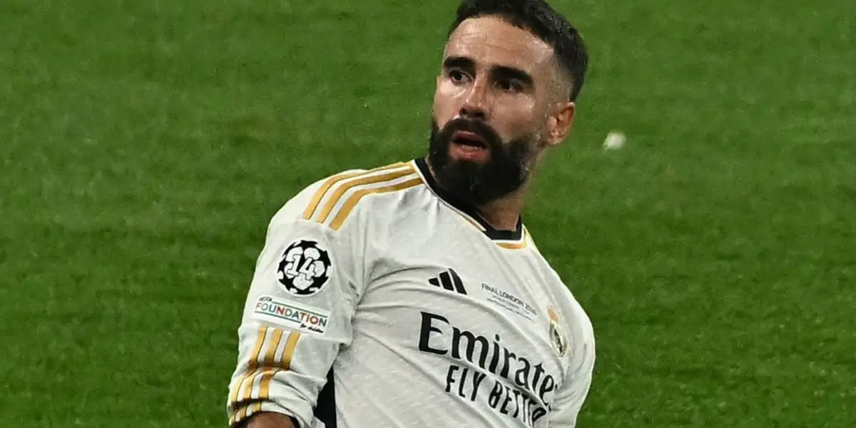 Carvajal festeja su gol.
