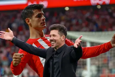 Con polémica, Morata supera el pedido de Simeone y le da felicidad al Atlético
