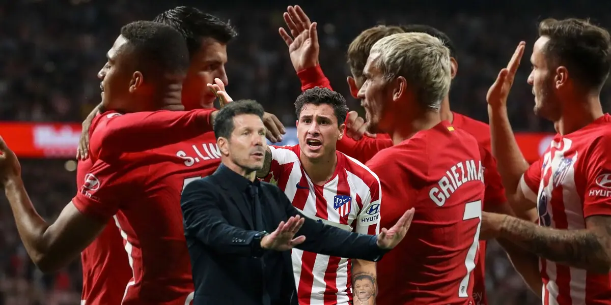 Con preocupación por un jugador, Simeone y Atlético festejaron un triunfo