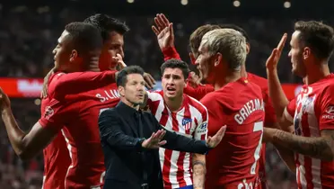 Con preocupación por un jugador, Simeone y Atlético festejaron un triunfo