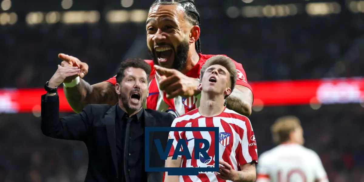 Con sufrimiento, suspenso y polémica, Atlético de Madrid ganó en la Copa del Rey