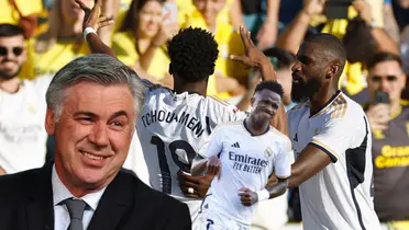 Con un gran Vinicius, Real Madrid es líder y Ancelotti defendió a un jugador