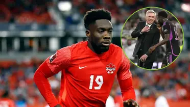 Davies con la Selección canadiense.