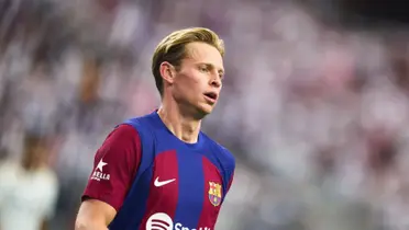 De Jong con la camiseta del Barcelona.