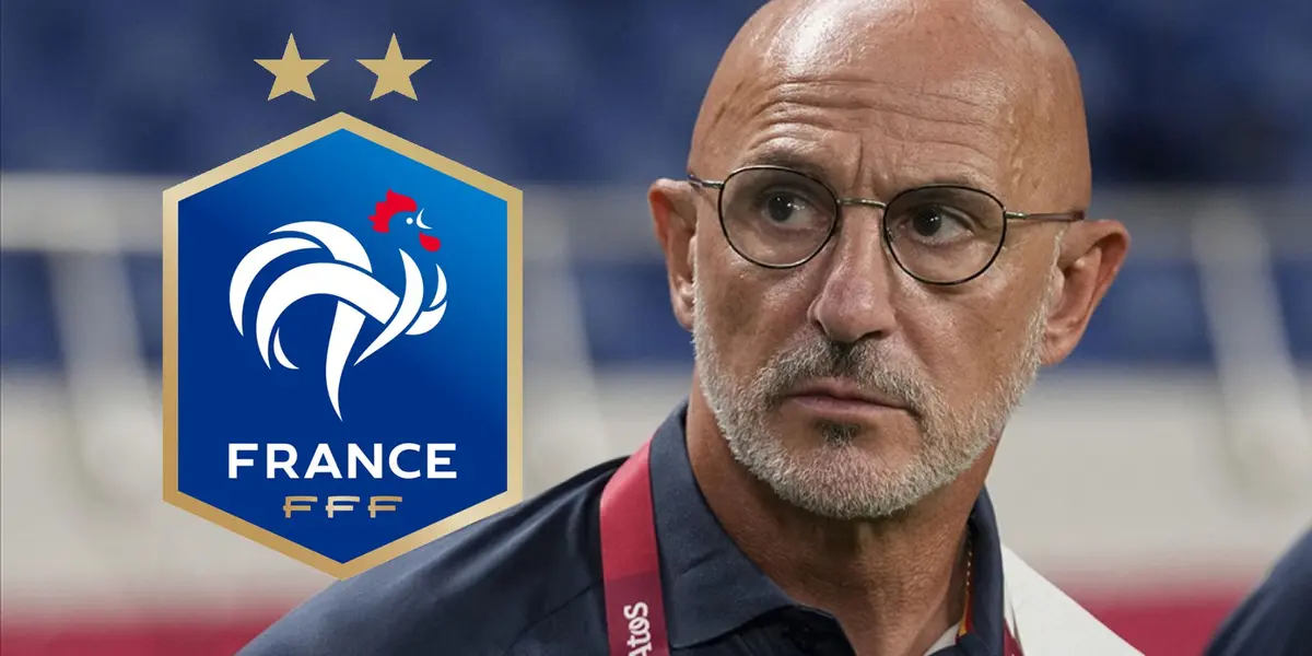 De La Fuente en el banquillo de España: (Foto: EFE)