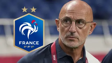 De La Fuente en el banquillo de España: (Foto: EFE)