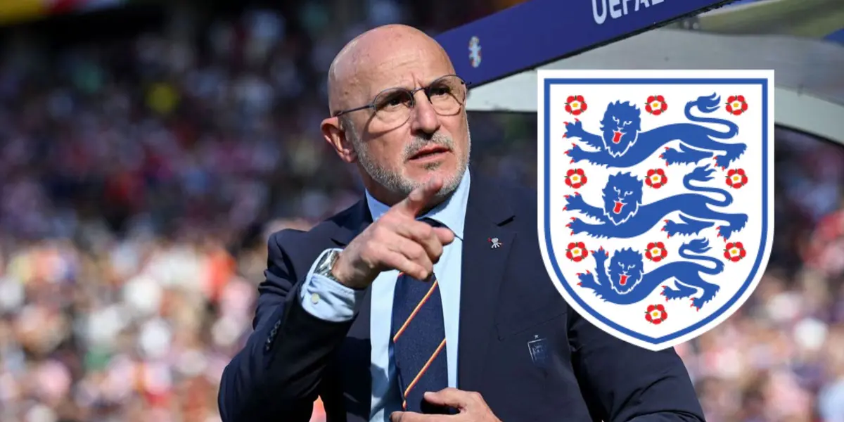 De La Fuente en el banquillo de España vs Italia. (Foto: EFE)