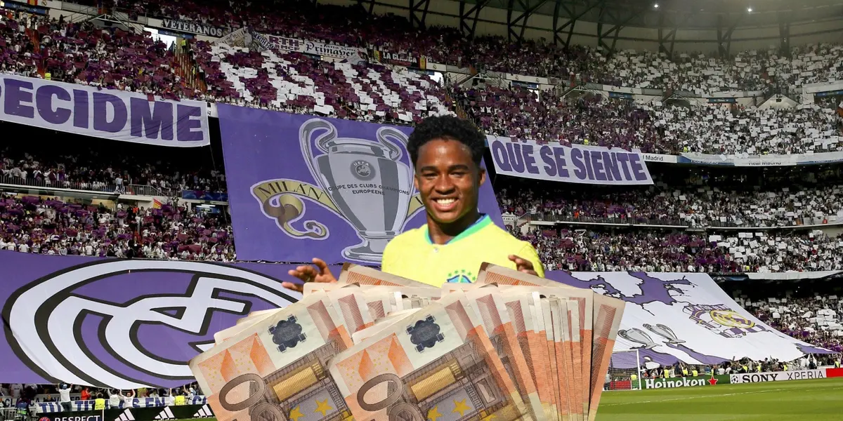 Después de ganar miles en Palmeiras, cuanto cobrará Endrick en Real Madrid