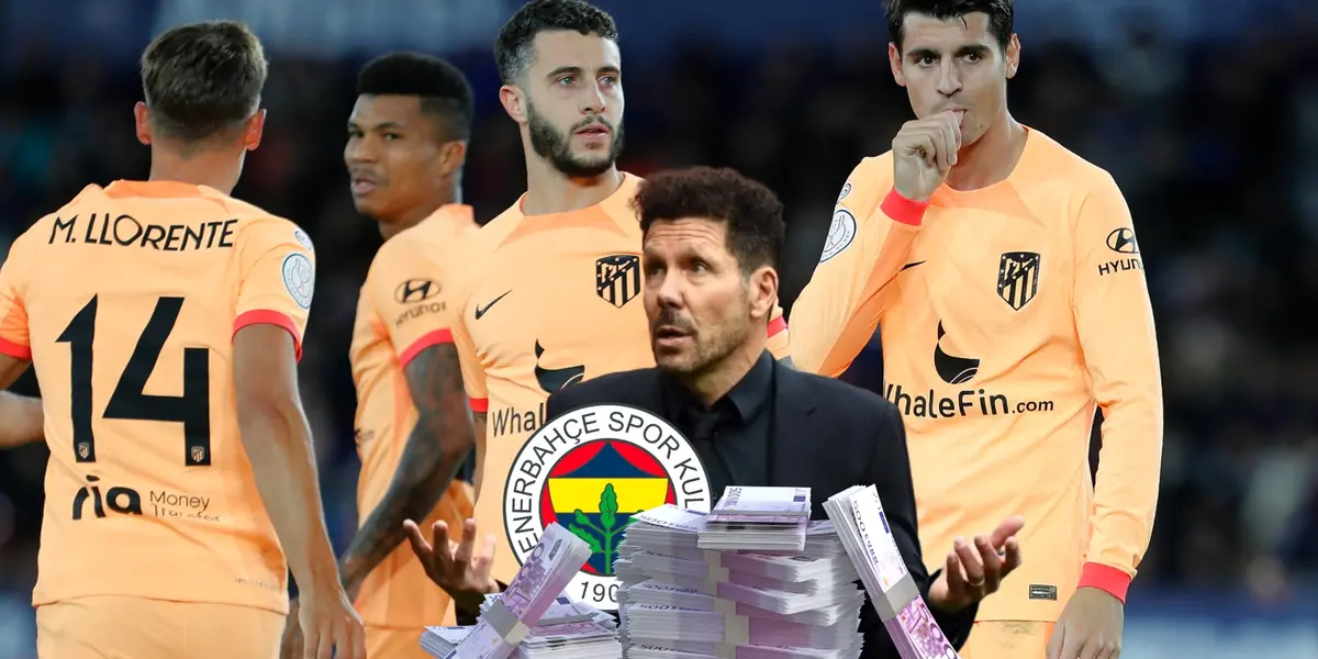 Dolor de cabeza para Simeone, el Fenerbahce quiere robarle dos jugadores al Atlético