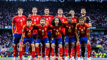 El 11 que eligió De La Fuente ante Georgia. (Foto: EFE)