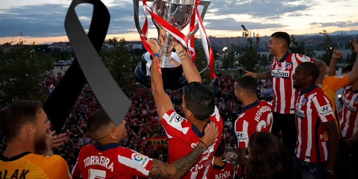 El Atlético de Madrid de luto.