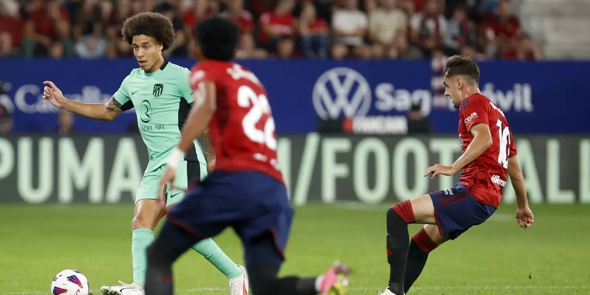 El Atlético de Madrid se ha ido ganando uno a cero al descanso