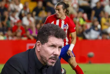 El Atlético de Madrid sufre en el Metropolitano.