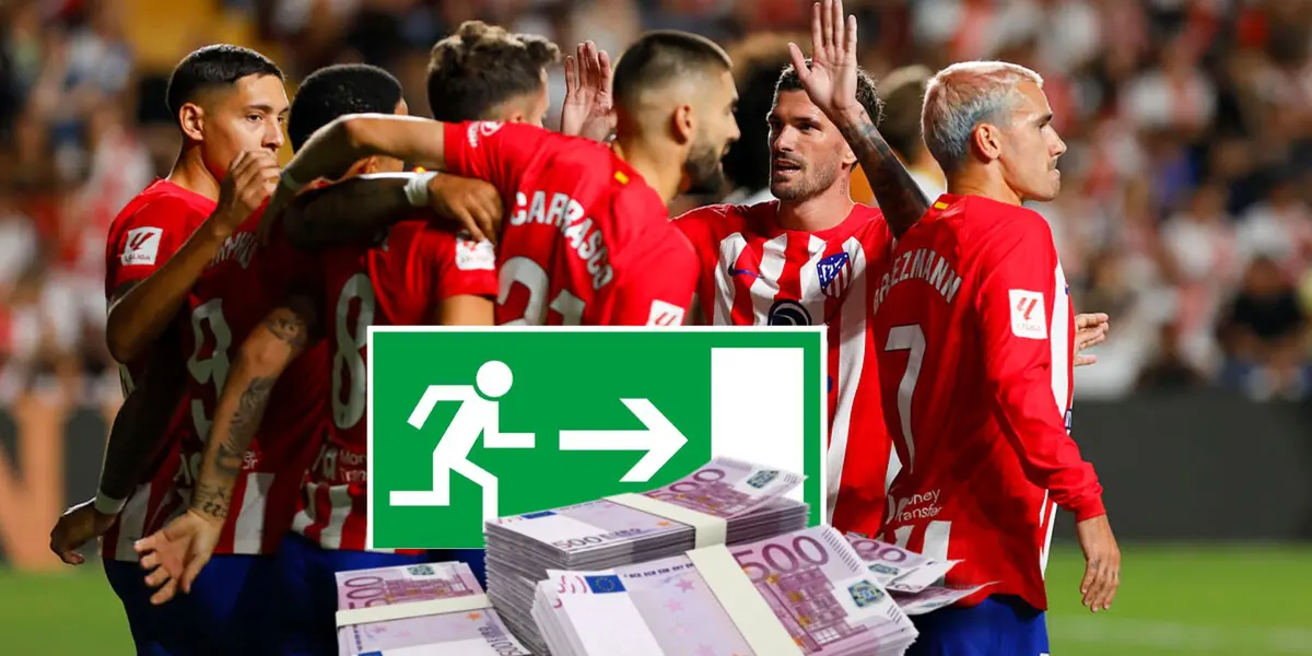 El Atlético festeja un tanto por La Liga. (Foto: Atlético de Madrid)