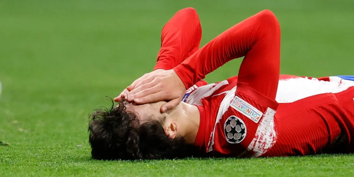 El Atlético Madrid está disputando su primer encuentro por La Liga 23/24 y el portugués pasó por un duro momento.