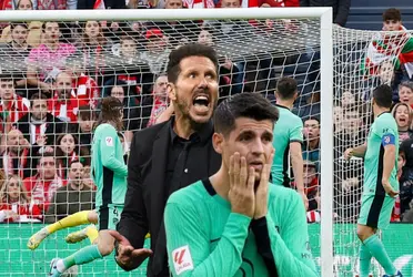 El Atlético perdió por 2 a 0 en San Mamés