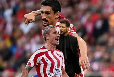 El Atlético se quedó con 10 frente al Getafe.