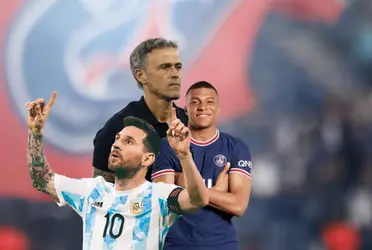 El entrenador del PSG habló sobre el francés después del triunfo de su equipo