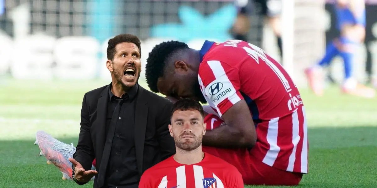 El equipo de Simeone no ha jugado bien y se va al descanso perdiendo por 2 a 0.
