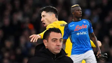 El equipo de Xavi se llevó un empate 1 a 1 de su visita al Nápoles.