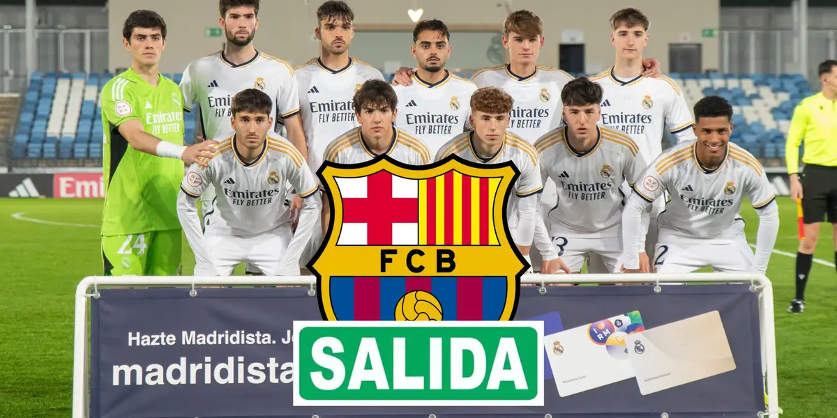 El equipo del Real Madrid Castilla que dirige Raúl.