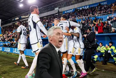El partido fue sufrido para los de Ancelotti.