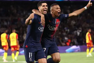 El PSG le ganó al Lyon en el último partido antes del parón FIFA.