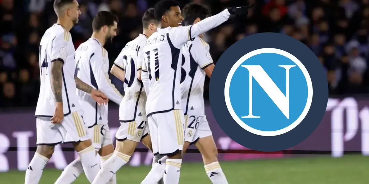 El Real Madrid festeja uno de sus goles. (Foto: AFP)