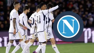 El Real Madrid festeja uno de sus goles. (Foto: AFP)