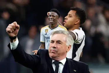 El Real Madrid gana 2 a 0 en el Santiago Bernabéu.