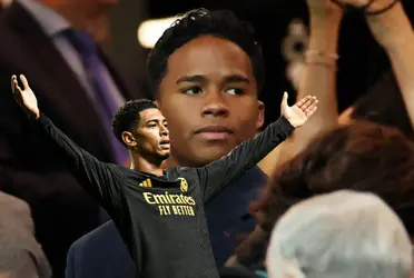 El Real Madrid tuvo la visita de Endrick en la victoria con amargo sabor de ayer por la noche.