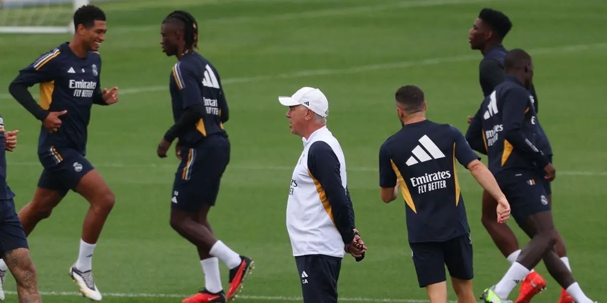 El Real Madrid ultima los detalles para el partido del sábado en Montjuïc.