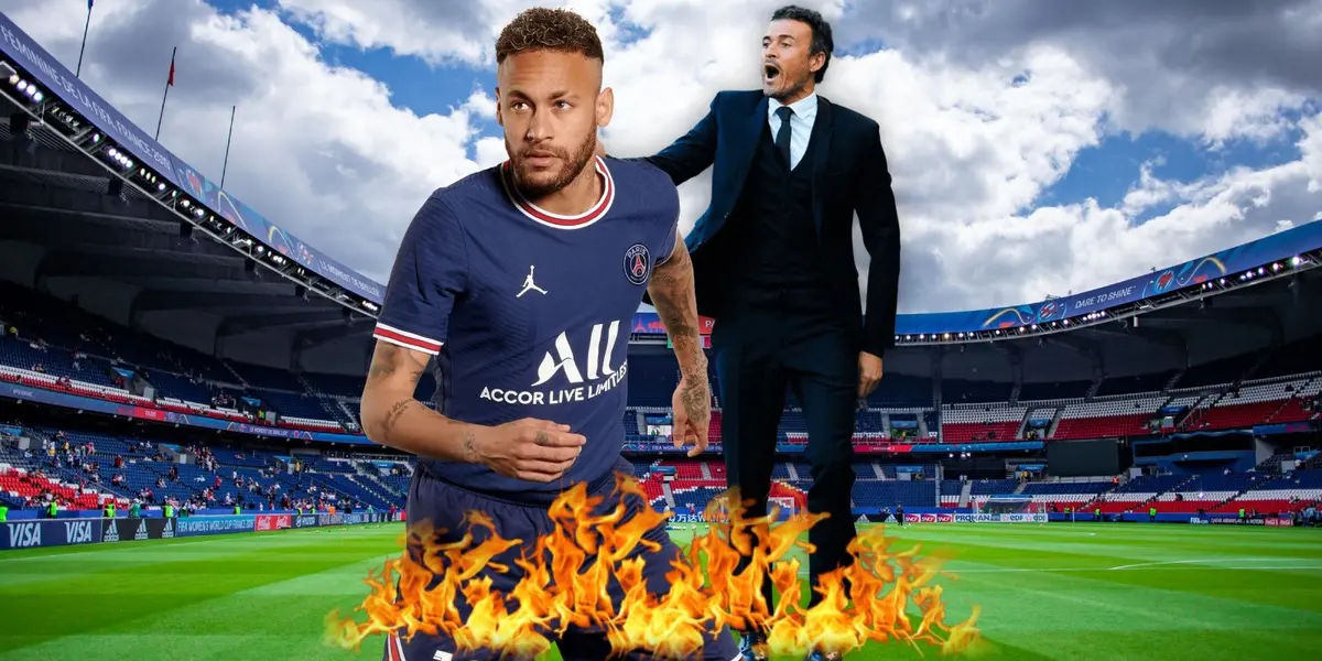 El técnico español tomó la decisión de no contar con el crack brasileño para esta temporada y este cada vez está más cerca del Barcelona.