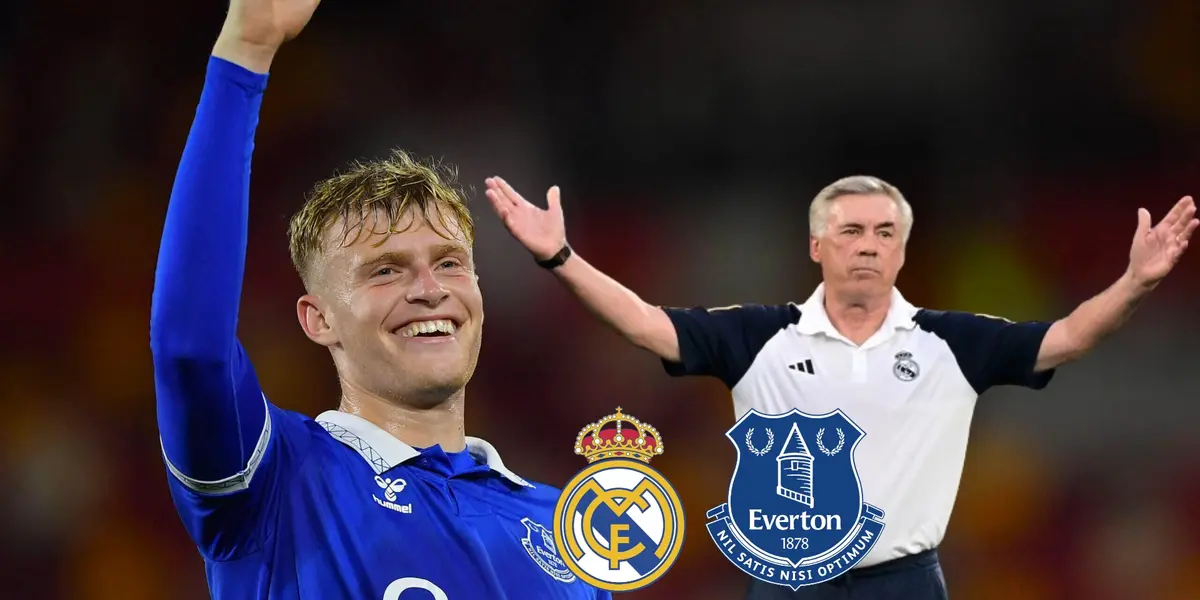 Everton le sube el precio, lo que debería pagar el Real Madrid por Branthwaite