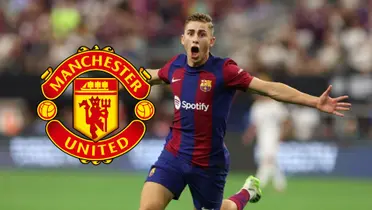 Fermín celebrando un gol con el FC Barcelona.