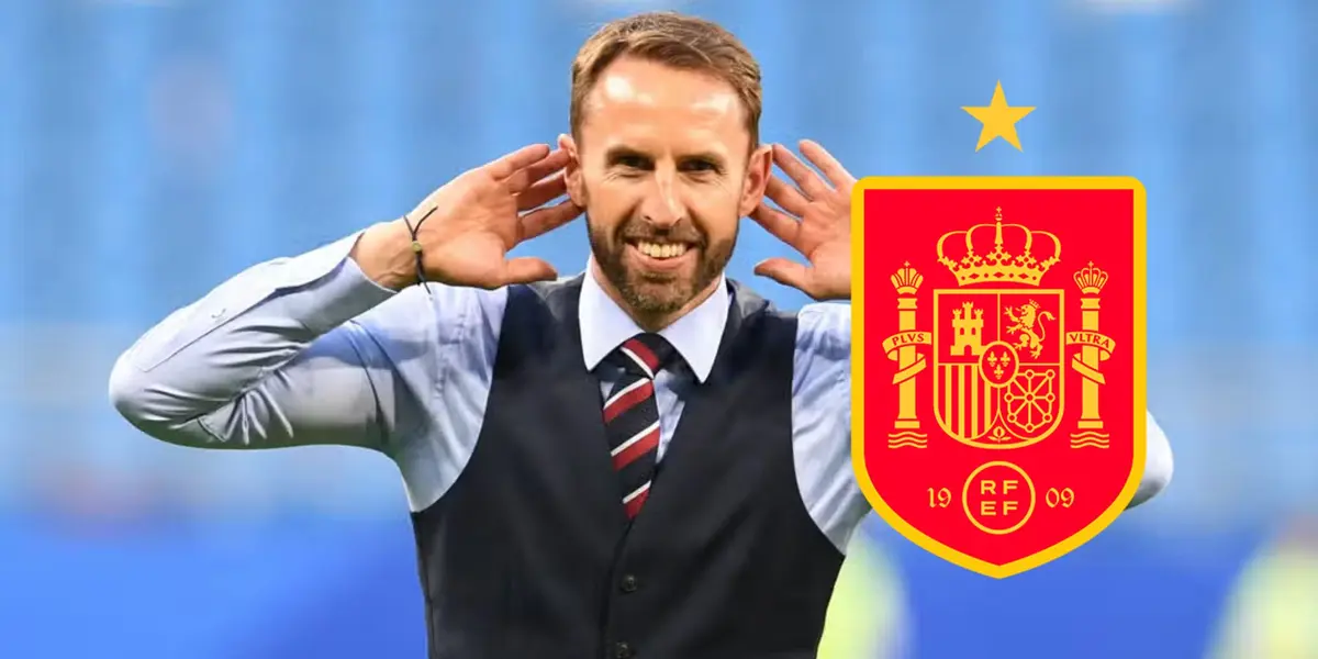 Gareth Southgate festeja. (Foto: JEREMY SELWYN)