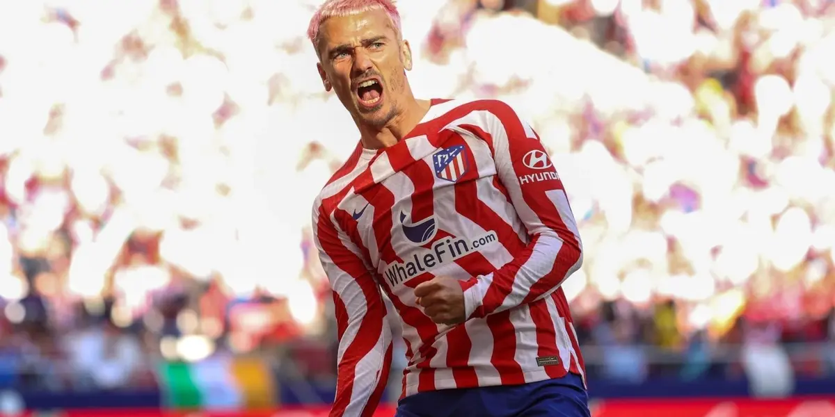 Griezmann marcó el primer tanto del Atlético de Madrid contra el Celta de Vigo.