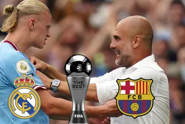 Guardiola emociona al Barça en The Best y el Real Madrid se ilusiona con Haaland