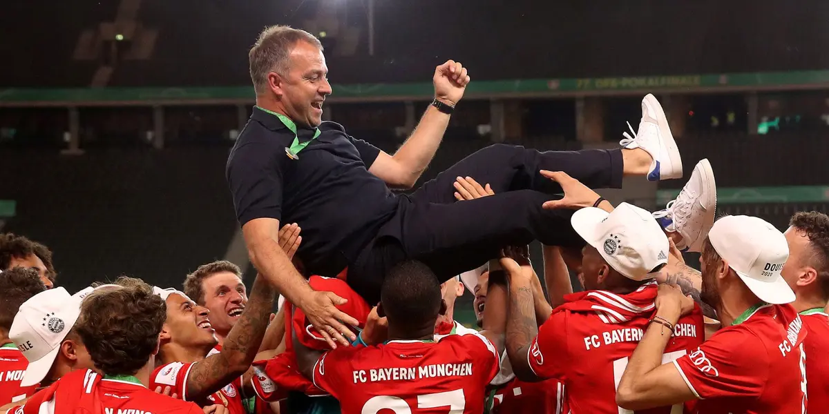 Hansi Flick en su etapa como DT del Bayern.