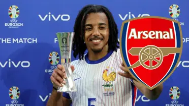 Koundé fue elegido la figura de Francia. (Foto: UEFA)