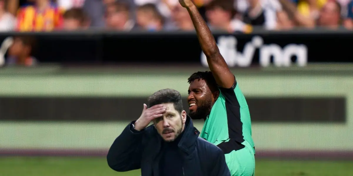 La dura goleada del Valencia no fue la única mala noticia que Simeone ha recibido.