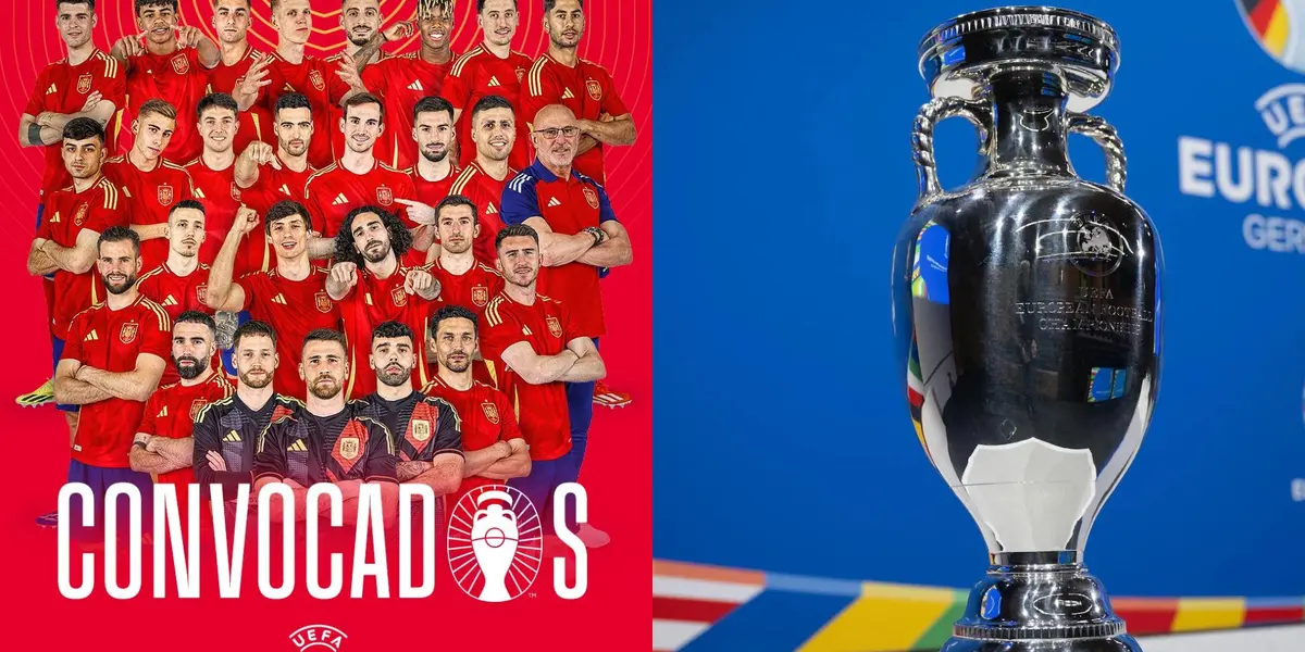 La imagen que publicó España para la lista final de convocados.