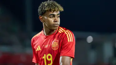 Lamine Yamal con la Selección española.
