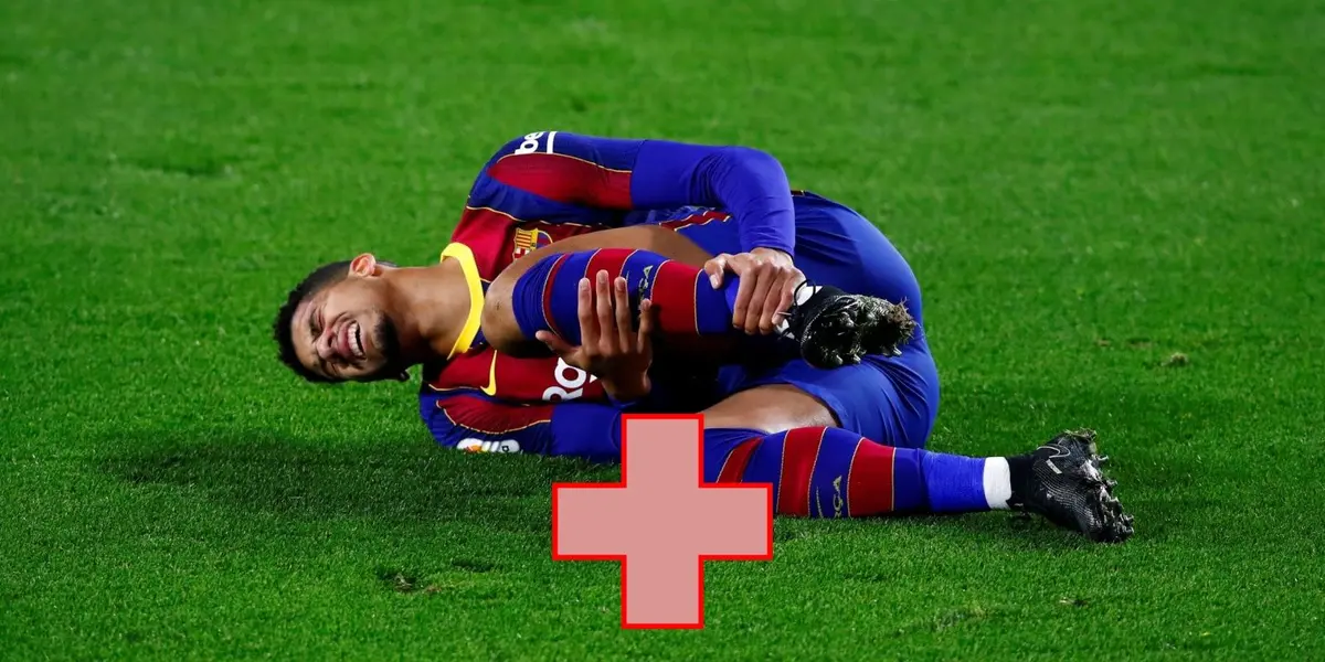 Las malas noticias llegaron hoy a la mañana en Barcelona cuando Ronald Araújo abandonó el entrenamiento por lesión.